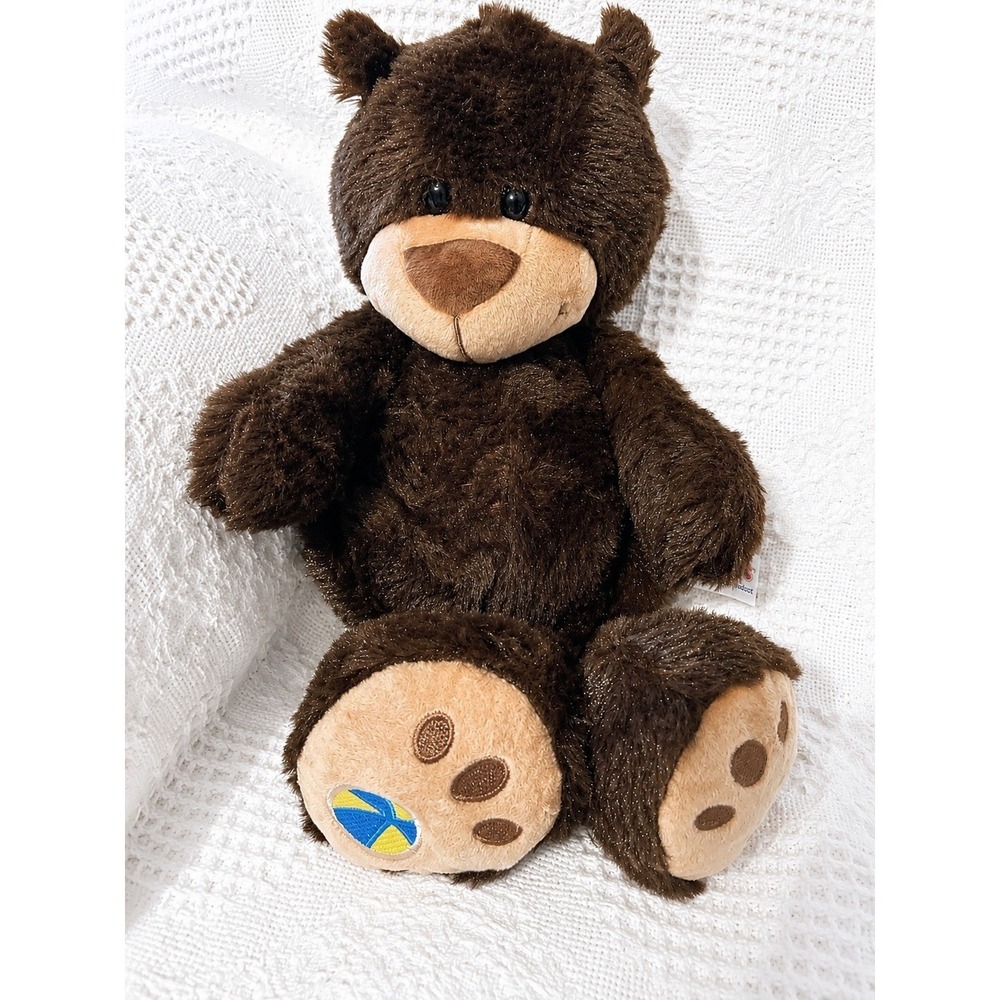 Vintage Buddy Balls Plush Teddy Bear Sam Coverts Into Blue/Green Ball W/ 17"Zipp